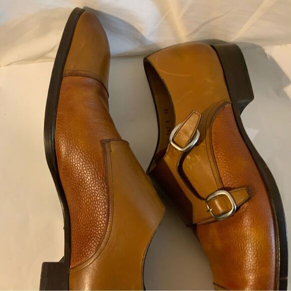 Carlos Santos “Green label” Double buckle Monk Strap Dress Shoes Men\'s Size 12 main image 12